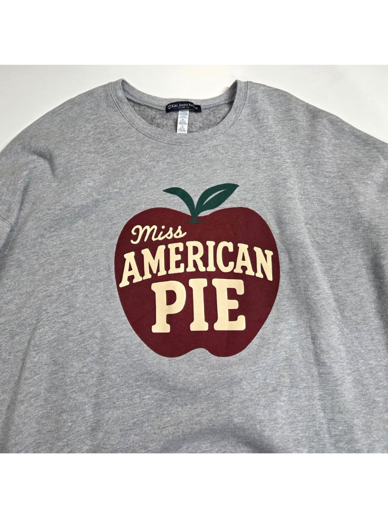 Kiel James Patrick Sweatshirt Womens Xl Gray Miss American Pie Apple Oversized — image 3 of 8